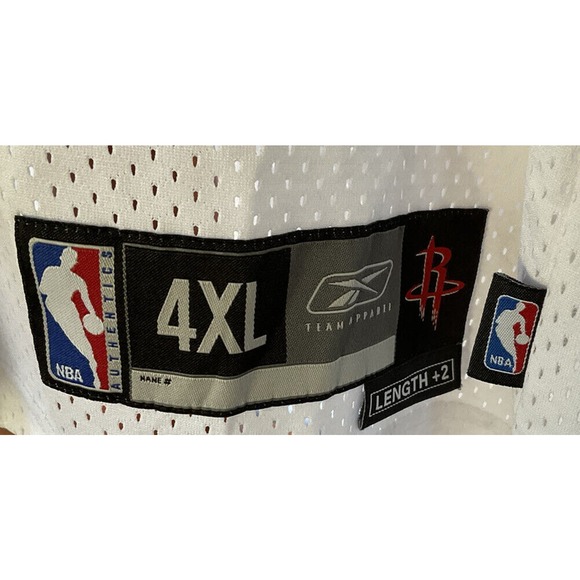Vintage Reebok Houston Rockets Yao Ming Stitched Jersey Size 4 XL - Picture 8 of 9